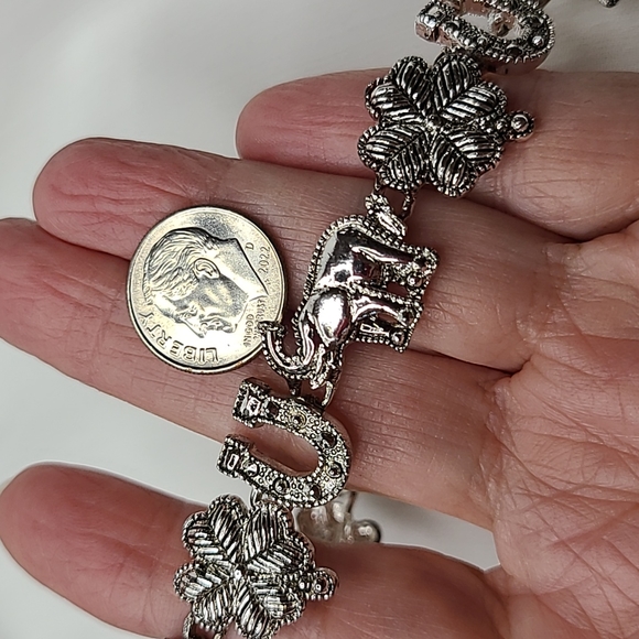 Elephant Charm Bracelet - Picture 8 of 10